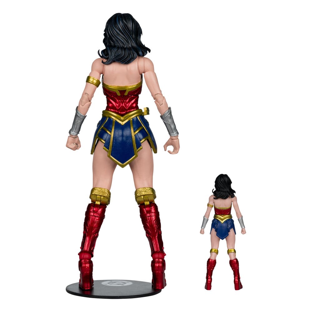DC Justice League Monsterverse DC Multiverse Action Figures 2-Pack Wonder Woman Vs. Atomic Blast Godzilla 18 cm